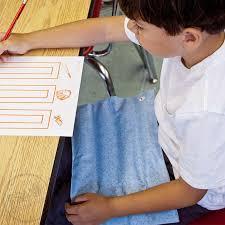 weighted lap pad calms through deep pressure and soft tactile stimulation