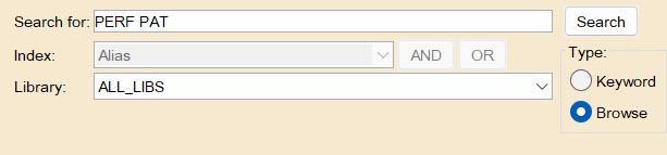 screenshot, switch to Browse for partial names and aliases
