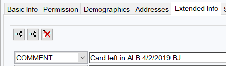 Where to enter a comment in the Modify User wizard