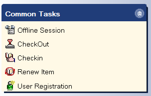 Common tasks menu
