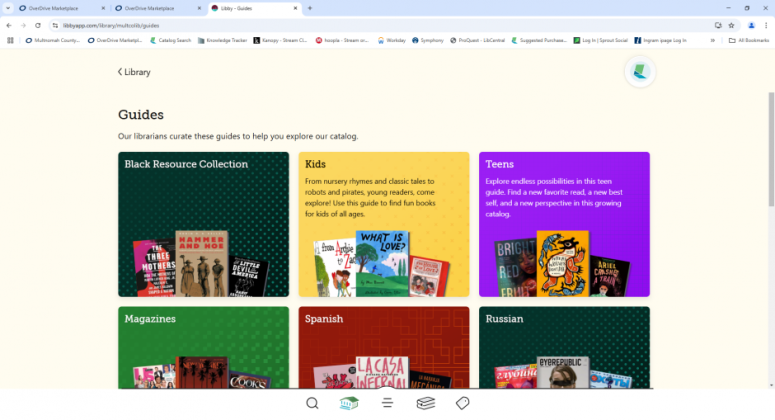 Libby Guides Landing Page