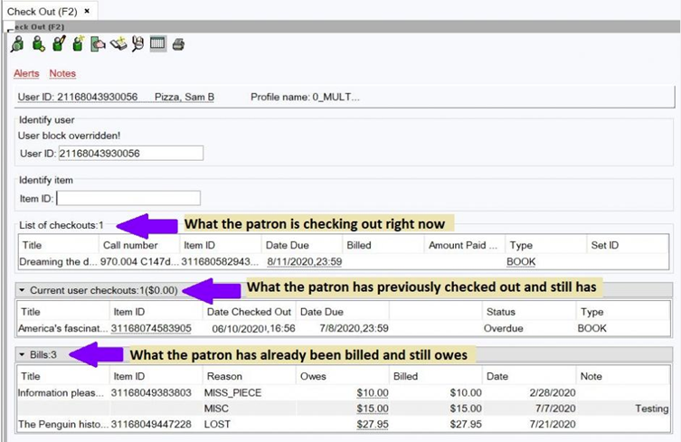 screenshot of checkout screen
