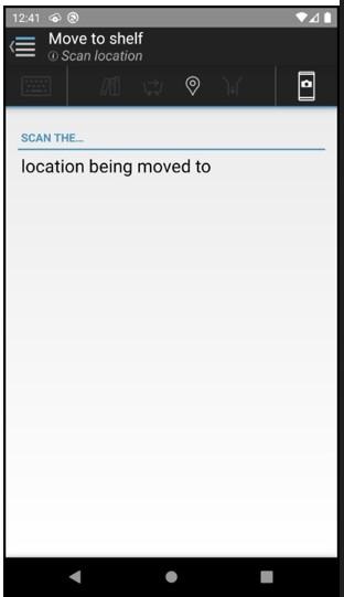 IMMS screenshot "scan the location being moved to"
