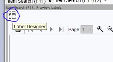 label designer icon in Symphony